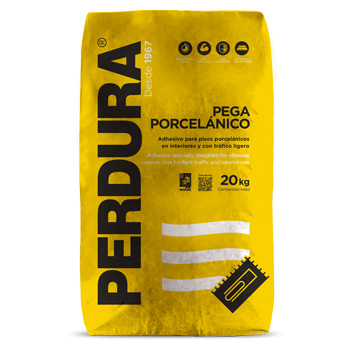 SACO PEGA PORCELANICO BLANCO PERDURA 20 KGS